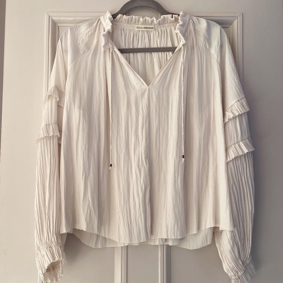 ULLA JOHNSTON Ivory blouse - Picture 1 of 6